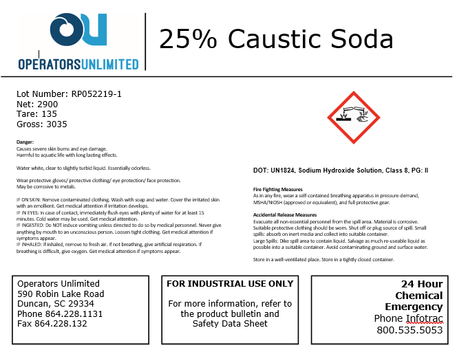 What is caustic soda and how is it used?