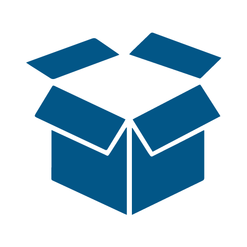 Corrugated box & packaging icon icon