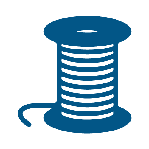 Textile and Fibers Processing Icon